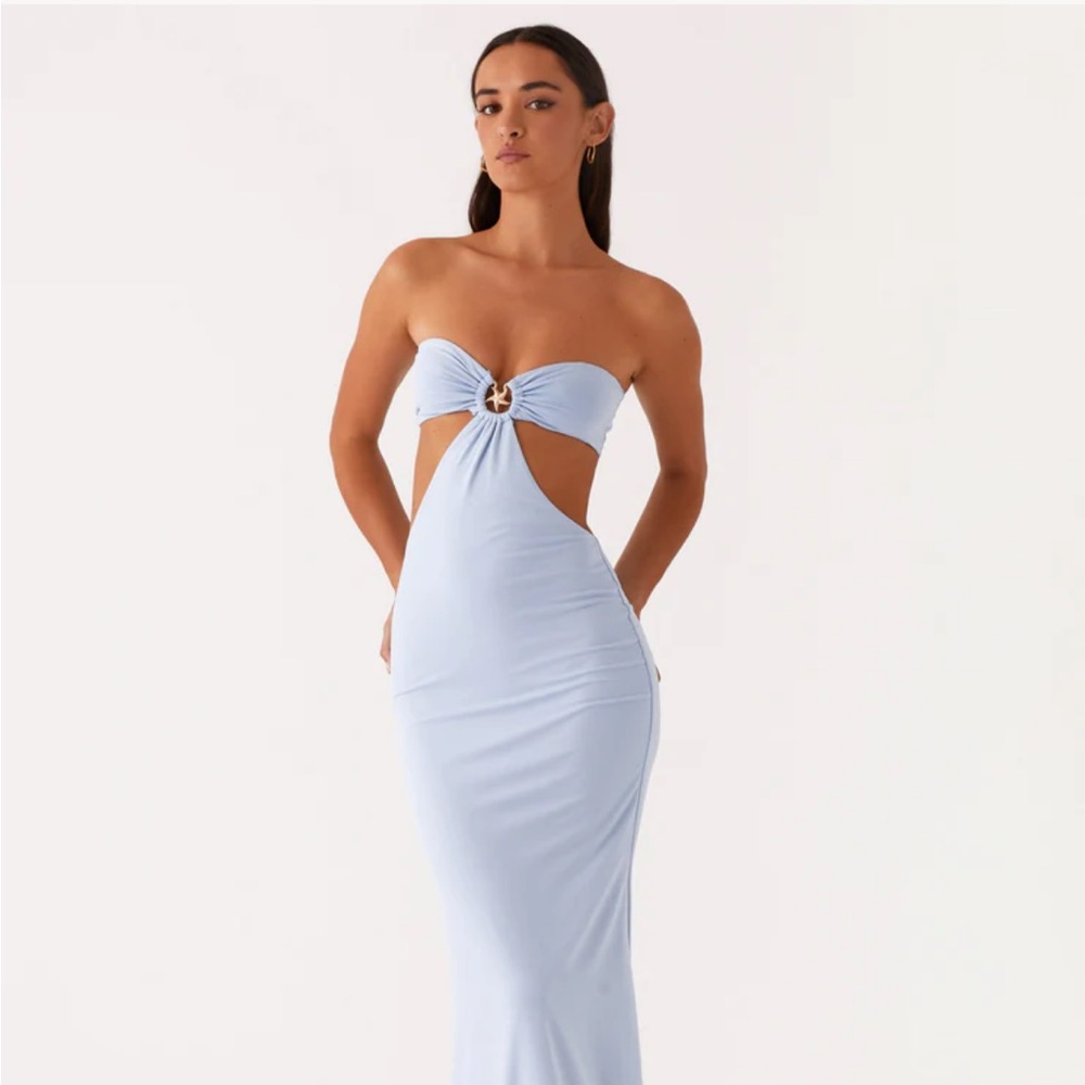 NWT Peppermayo Tatiana Maxi Dress - Blue size 4/small